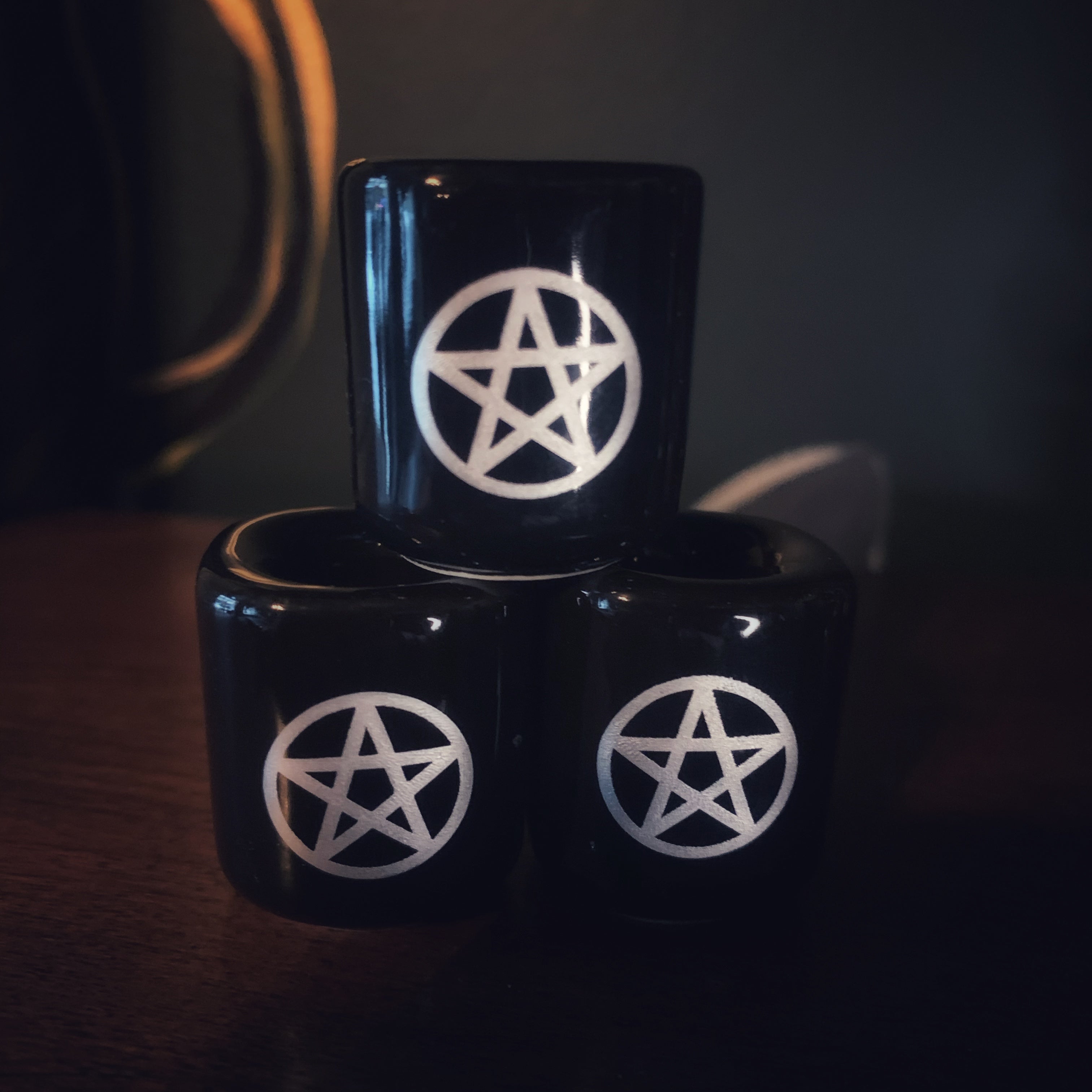 Mini Pentacle Candle Holders