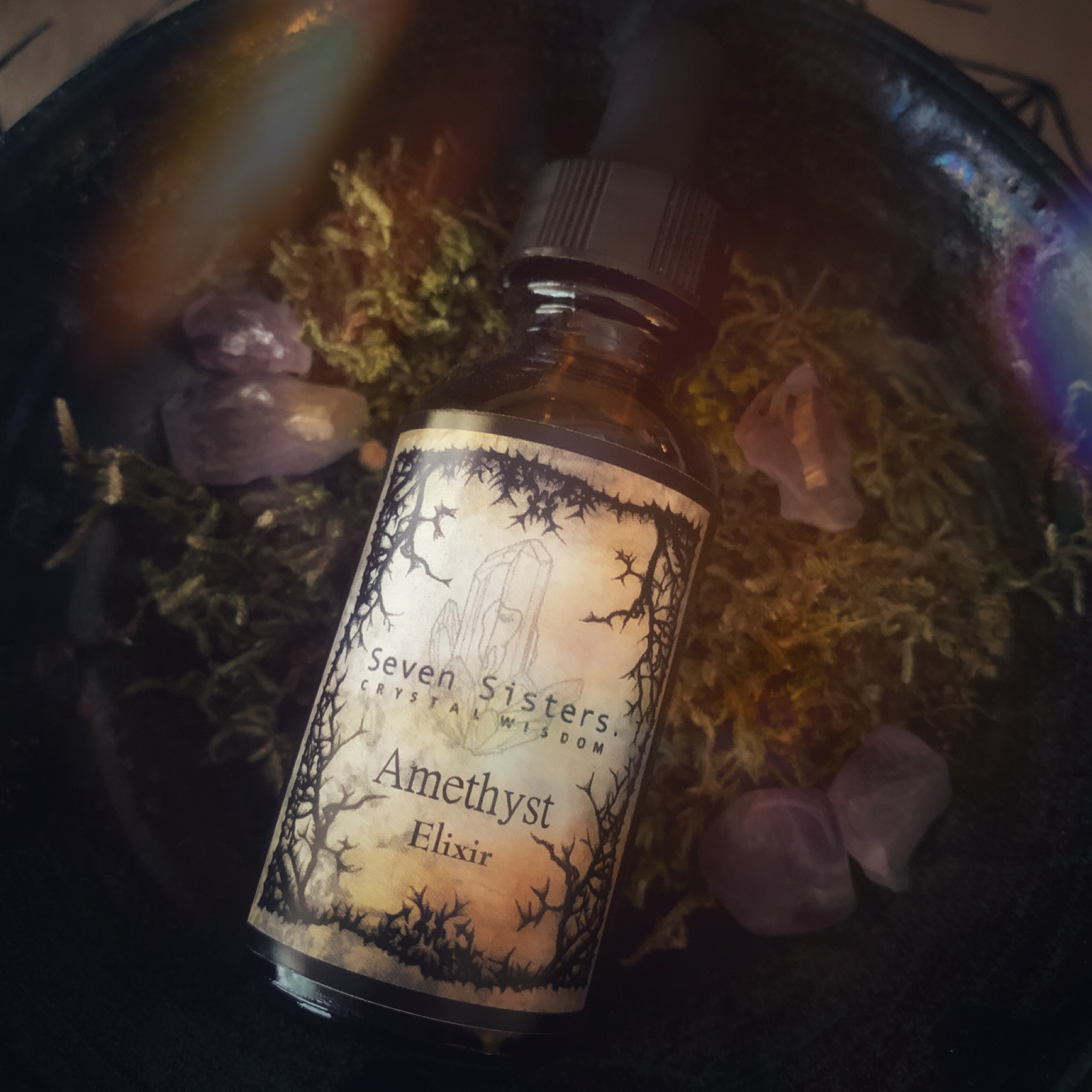 Amethyst Crystal Wisdom Elixir